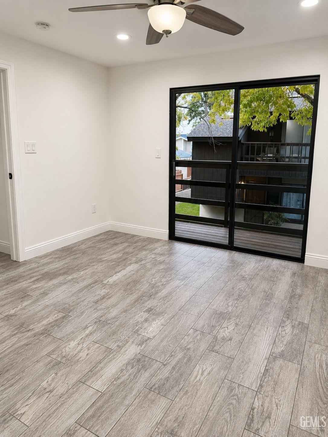 Upstairs room with balcony access